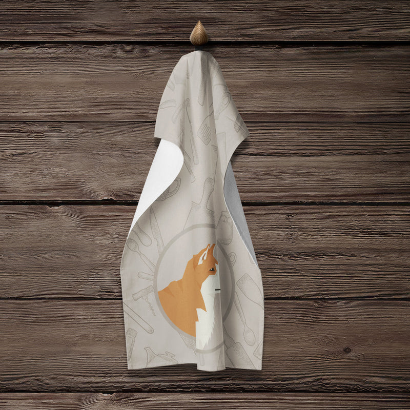 Akita In the Kitchen Kitchen Towel – Artistic Dish Towel for Everyday Use CK2159KTWL