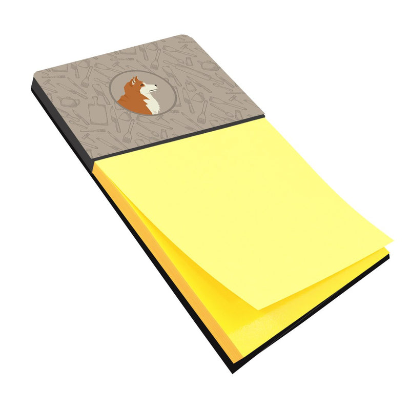 Akita In the Kitchen Sticky Note Holder CK2159SN- Refiilable Desk Accessory Note Pad