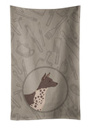 American Hairless Terrier In the Kitchen Kitchen Towel – Artistic Dish Towel for Everyday Use CK2161KTWL