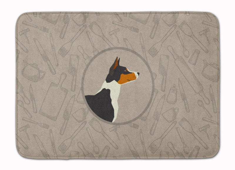 Basenji In the Kitchen Machine Washable Memory Foam Mat CK2164RUG