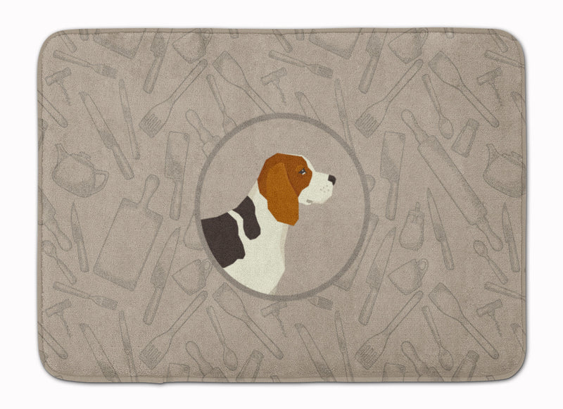 Beagle In the Kitchen Machine Washable Memory Foam Mat CK2166RUG