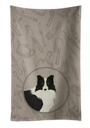 Border Collie In the Kitchen Kitchen Towel – Artistic Dish Towel for Everyday Use CK2169KTWL