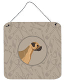 Border Terrier In the Kitchen Wall or Door Hanging Prints CK2170DS66