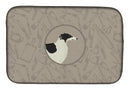 Borzoi In the Kitchen Dish Drying Mat – Absorbent, Artistic Kitchen Essentials CK2171DDM
