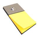 Greyhound In the Kitchen Watercolor Sticky Note Holder Refillable Dispenser Desk Accessory 3x3 Pad Gift