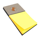 Irish Terrier In the Kitchen Watercolor Sticky Note Holder Refillable Dispenser Desk Accessory 3x3 Pad Gift