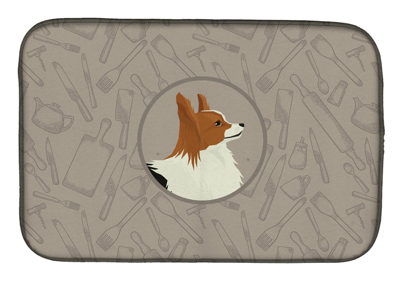 Papillon In the Kitchen Dish Drying Mat CK2200DDM