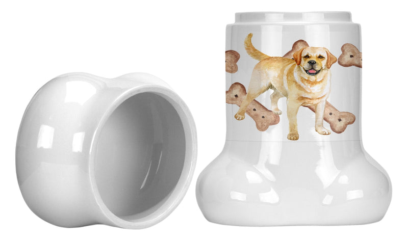 Golden Retriever Bone Shaped Treat Jar CK2244BSTJ