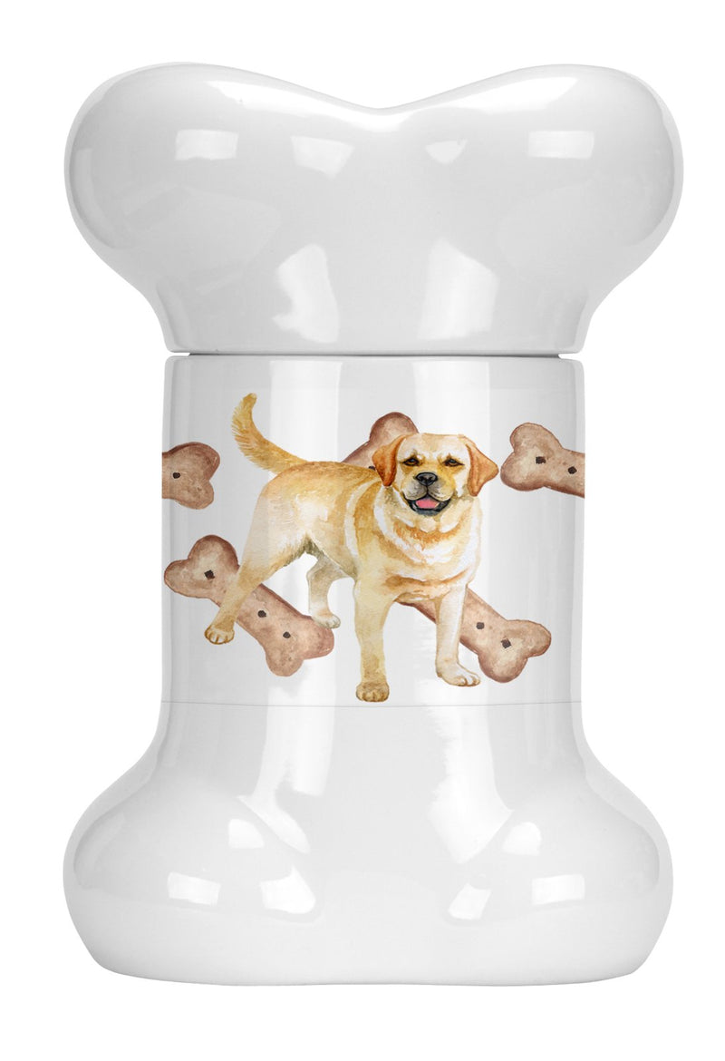 Golden Retriever Bone Shaped Treat Jar CK2244BSTJ