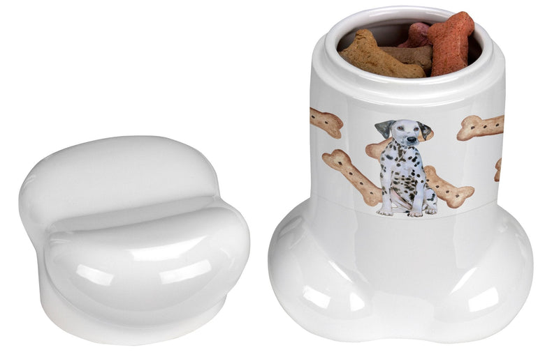 Dalmatian Puppy Bone Shaped Treat Jar CK2288BSTJ