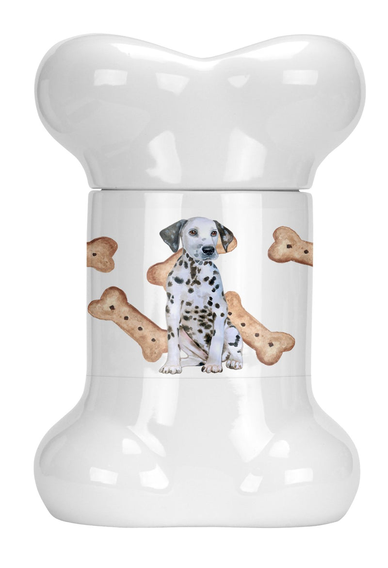 Dalmatian Puppy Bone Shaped Treat Jar CK2288BSTJ