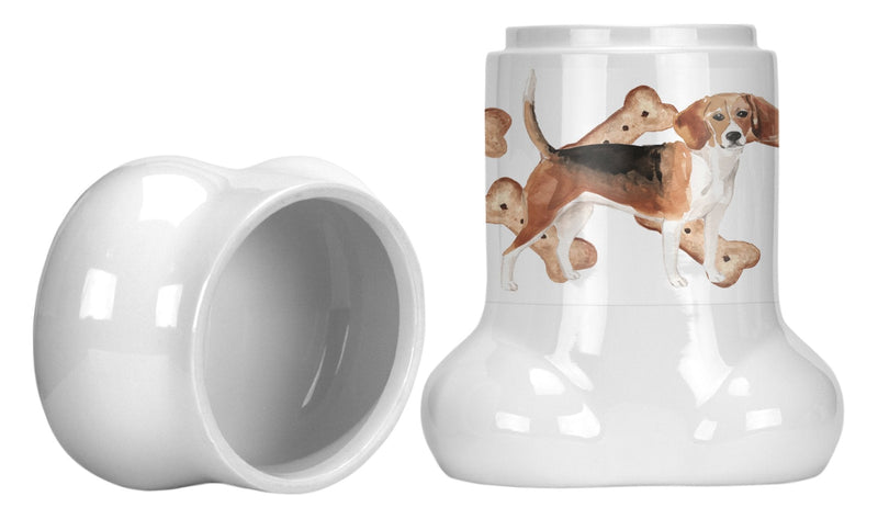 Beagle Bone Shaped Treat Jar CK2341BSTJ