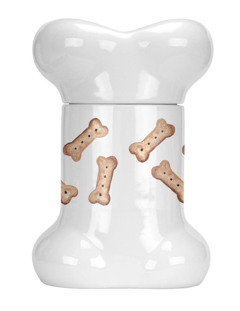 Black Labrador Retriever Bone Shaped Treat Jar CK2386BSTJ