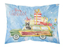 Merry Christmas Scottish Terrier Standard Pillowcase Lightweight Super Soft Easy Care Decorative Artwork Pillowcase, Standard