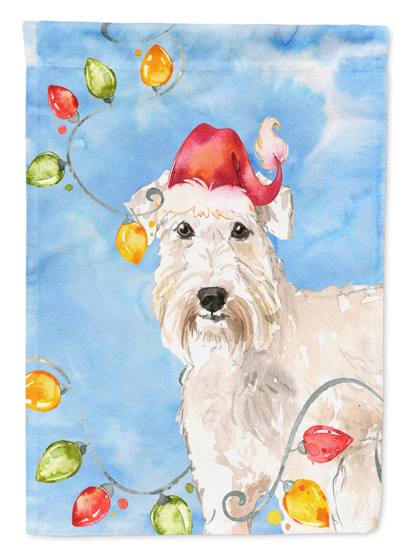 Christmas Lights Wheaten Terrier Flag Garden Size CK2499GF