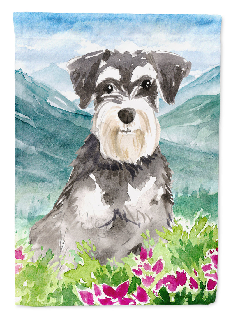 Mountain Flowers Schnauzer