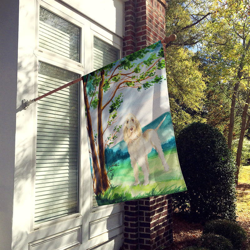 Under the Tree Spinone Italiano Flag Canvas House Size CK2554CHF