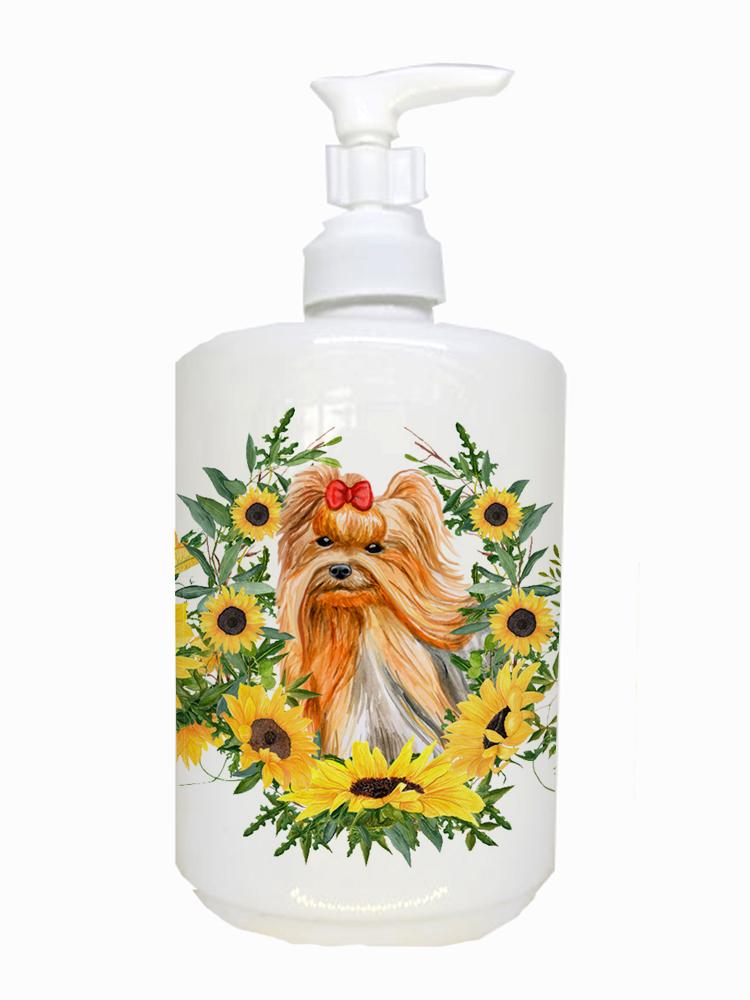 Yorkshire Terrier Ceramic Soap Dispenser CK2877SOAP