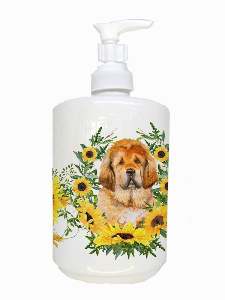 Tibetan Mastiff Ceramic Soap Dispenser CK2913SOAP