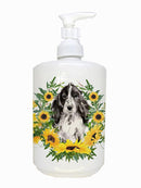 Black Parti Cocker Spaniel Ceramic Soap Dispenser CK2944SOAP