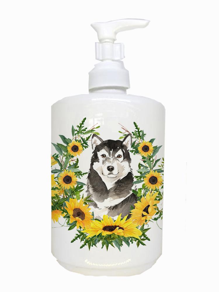 Alaskan Malamute Ceramic Soap Dispenser CK2970SOAP