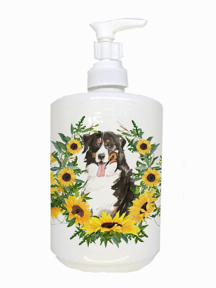 Bernese Mountain Dog Ceramic Soap Dispenser CK2987SOAP