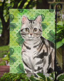 American Shorthair Shamrock Garden Flag - Outdoor Decorative Yard Flag CK3059GF