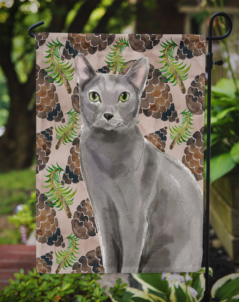 Blue Russian Pine Cones Garden Flag – Decorative Outdoor Yard Flag CK3091GF