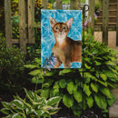 Abyssinian Winter Snowflake Garden Flag - Outdoor Decorative Yard Flag CK3102GF