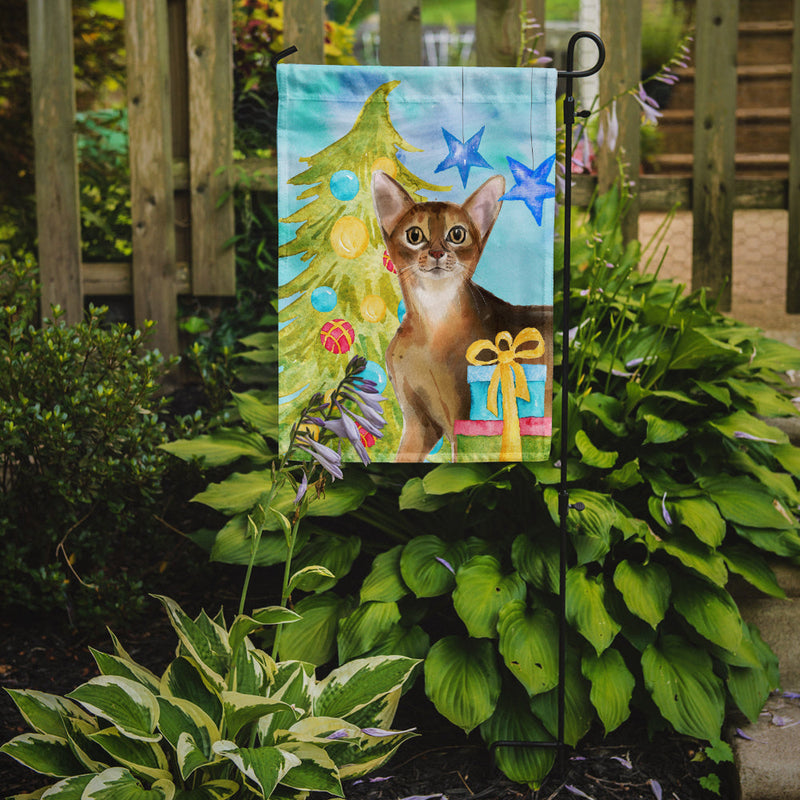 Abyssinian Christmas Presents Garden Flag - Outdoor Decorative Yard Flag CK3117GF