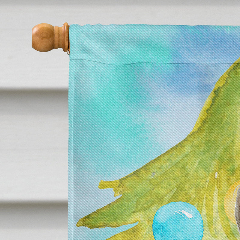 Bombay Christmas Presents Flag Canvas House Size CK3122CHF