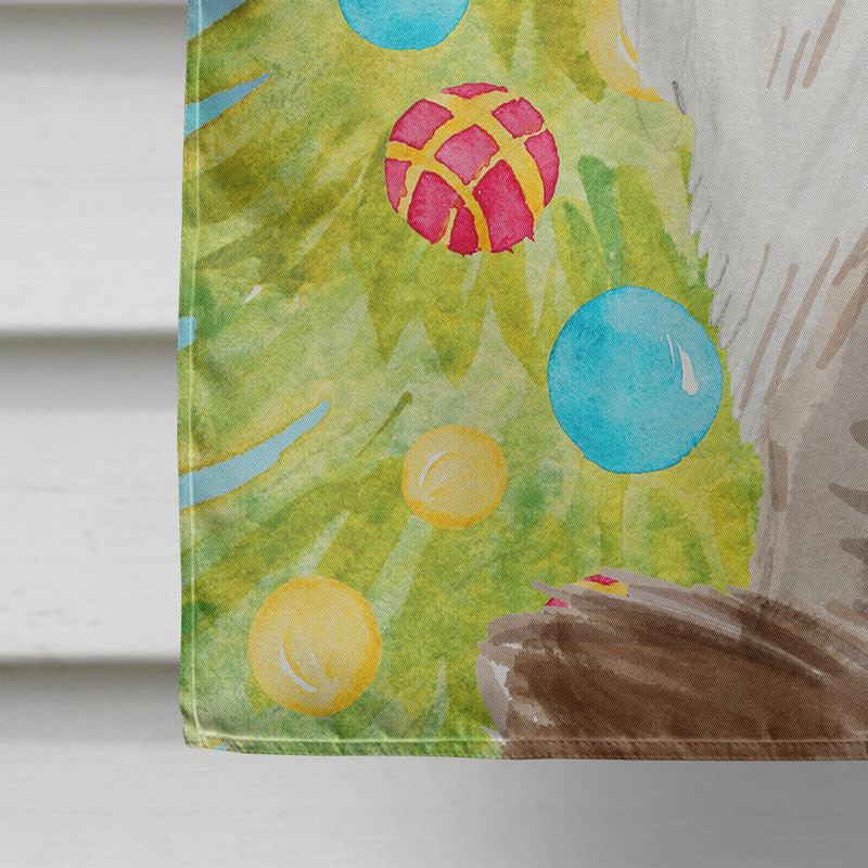Siberian Christmas Presents Flag Canvas House Size CK3130CHF