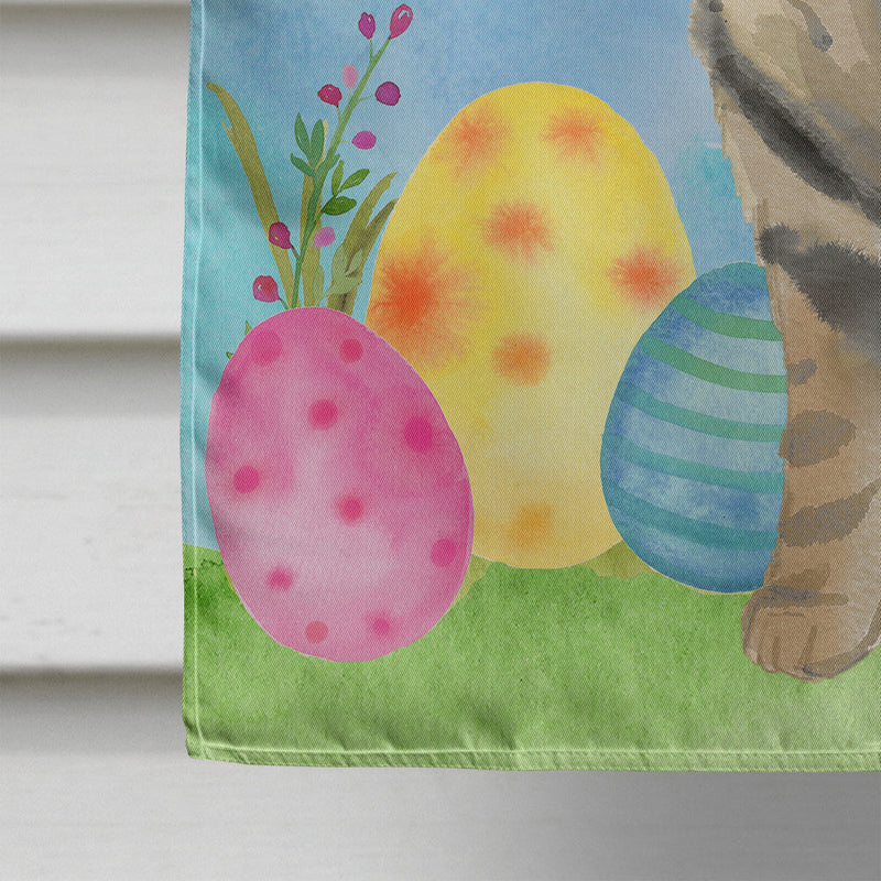 American Shorthair Brown Tabby Easter Eggs Flag Canvas House Size CK3133CHF