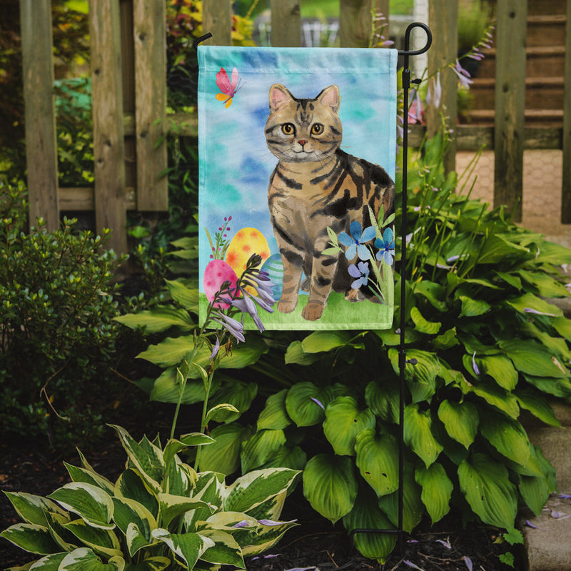 American Shorthair Brown Tabby Easter Eggs Garden Flag - Outdoor Decorative Yard Flag CK3133GF