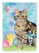 American Shorthair Brown Tabby Easter Eggs Garden Flag - Outdoor Decorative Yard Flag CK3133GF