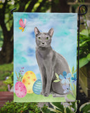 Blue Russian Easter Eggs Garden Flag - Outdoor Decorative Yard Flag CK3136GF