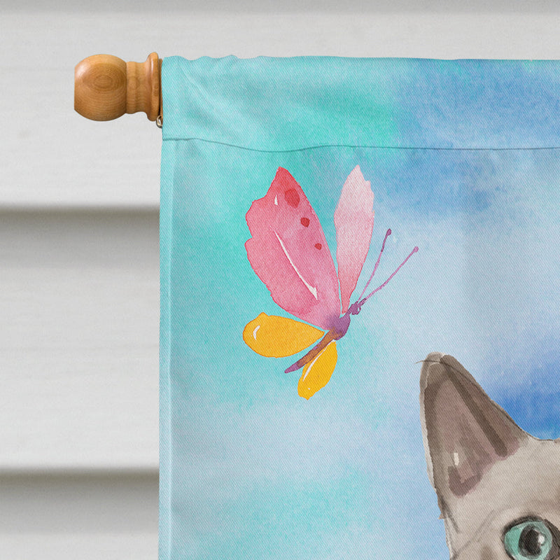 Tonkinese Easter Eggs Flag Canvas House Size CK3146CHF