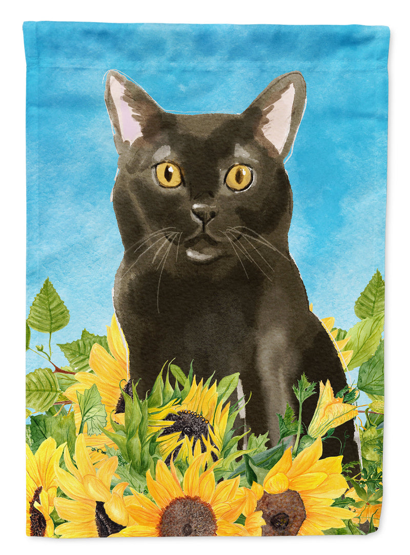 Bombay in Sunflowers Flag Canvas House Size CK3152CHF