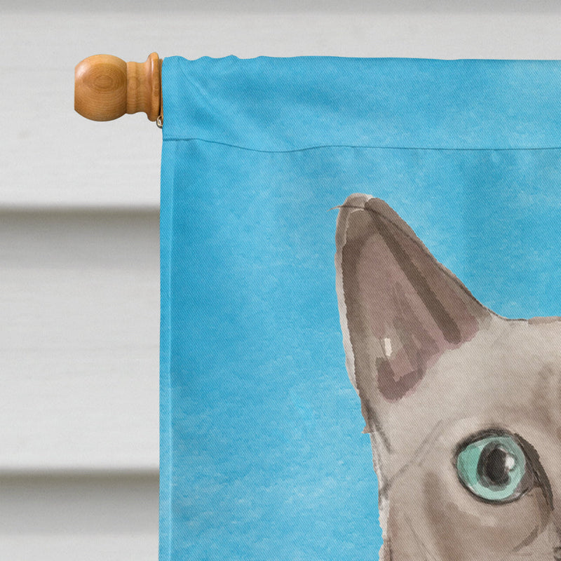Tonkinese in Sunflowers Flag Canvas House Size CK3161CHF