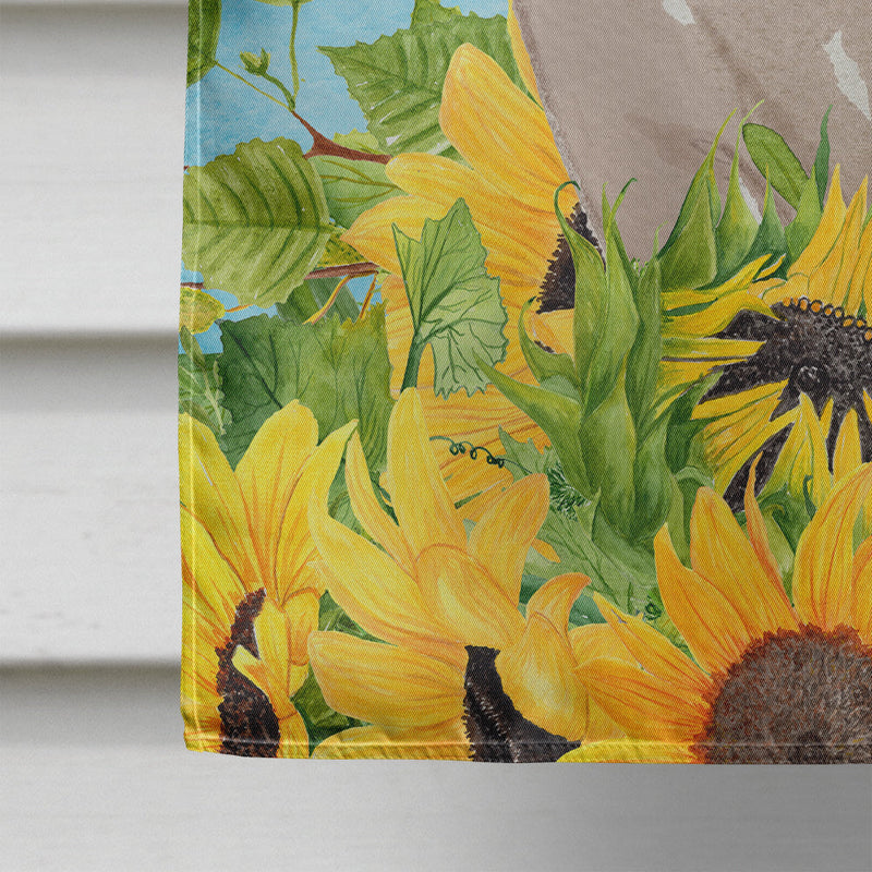 Tonkinese in Sunflowers Flag Canvas House Size CK3161CHF