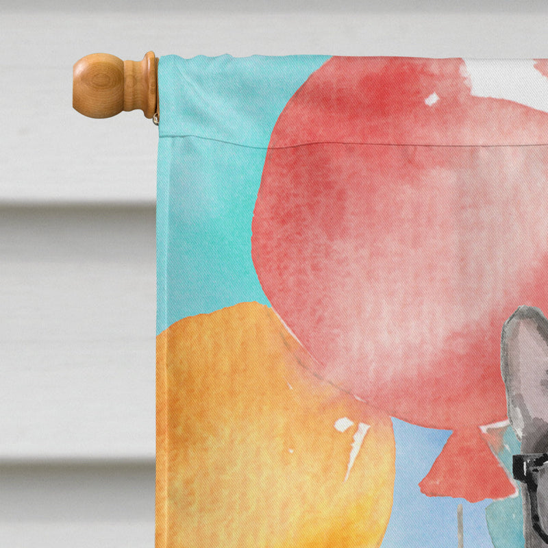 Blue Russian Happy Birthday Flag Canvas House Size CK3166CHF