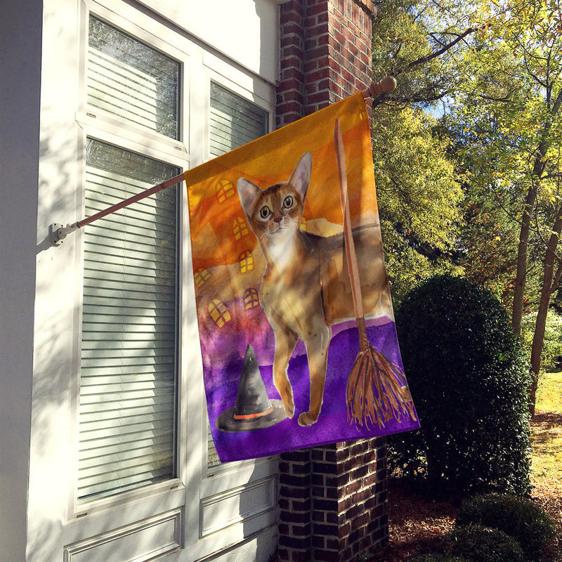 Abyssinian Halloween Flag Canvas House Size CK3177CHF