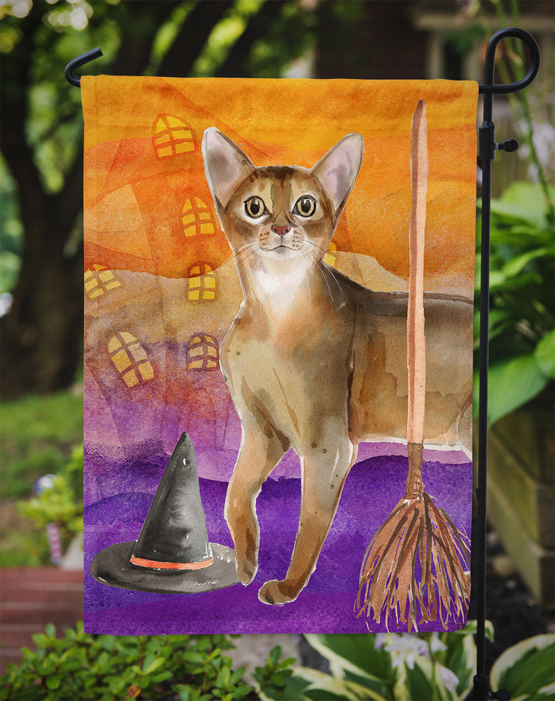 Abyssinian Halloween Flag Garden Size CK3177GF