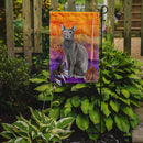 Blue Russian Halloween Garden Flag - Outdoor Decorative Yard Flag CK3181GF