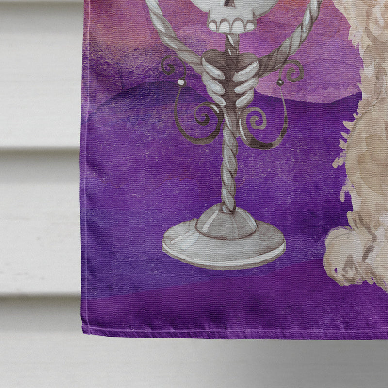 Hallween Champagne Cockapoo Flag Canvas House Size CK3209CHF