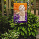Hallween Champagne Cockapoo Garden Flag - Outdoor Decorative Yard Flag CK3209GF