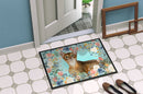 Abyssinian Spring Flowers Doormat - 18x27 Decorative Floor Mat – Indoor/Outdoor Rug with Artistic Flair CK3386MAT