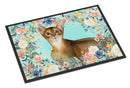 Abyssinian Spring Flowers Doormat - 18x27 Decorative Floor Mat – Indoor/Outdoor Rug with Artistic Flair CK3386MAT
