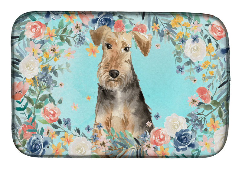 Airedale Terrier Dish Drying Mat CK3405DDM