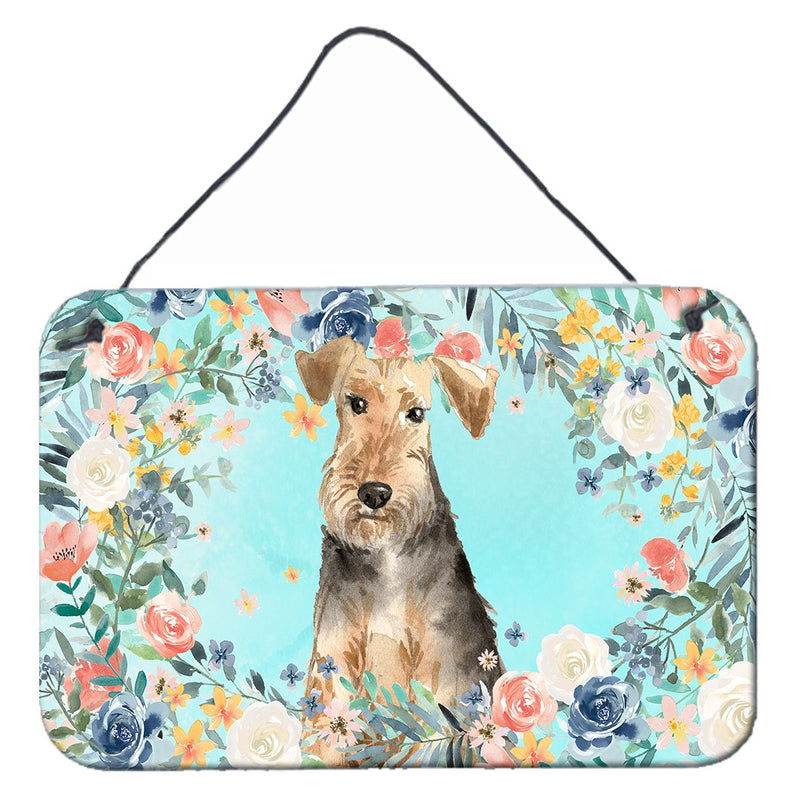 Airedale Terrier Wall or Door Hanging Prints CK3405DS812